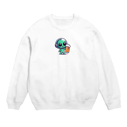 宇宙人の酒場放浪記 Crew Neck Sweatshirt