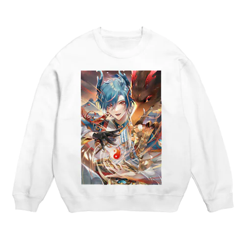 辰年のスーパードラゴン Crew Neck Sweatshirt