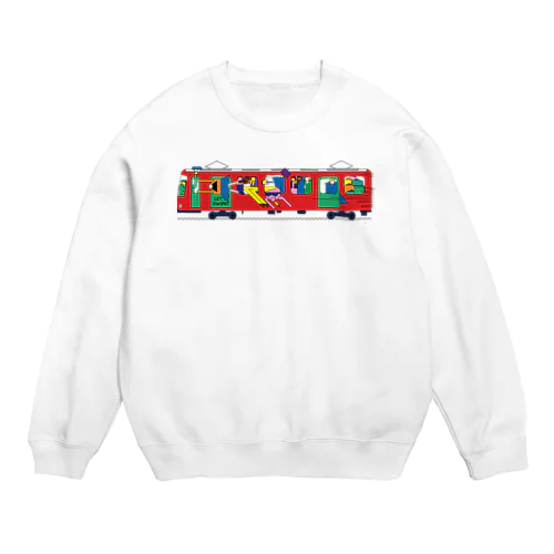 爆走とれいん Crew Neck Sweatshirt