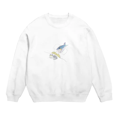 眠れない夜 Crew Neck Sweatshirt