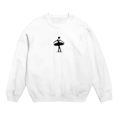 私はバレリーナ Crew Neck Sweatshirt