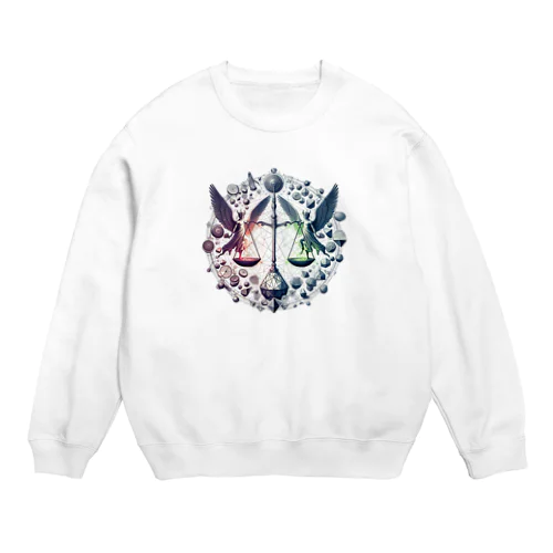 審判の天秤 Crew Neck Sweatshirt