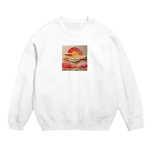 美ら島のサンライズ Crew Neck Sweatshirt