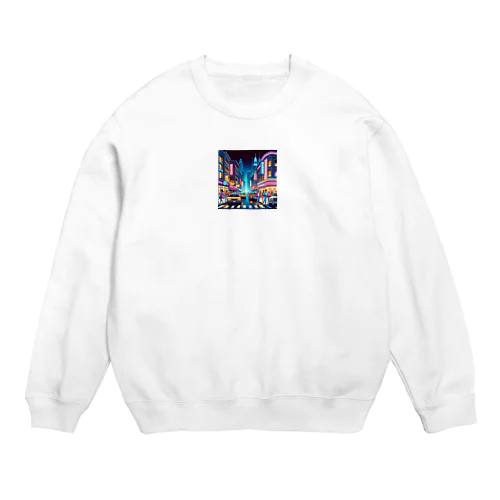 懐かしい80年代の雰囲気 Crew Neck Sweatshirt