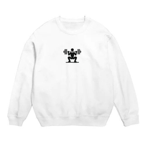 バーベルスクワット Crew Neck Sweatshirt