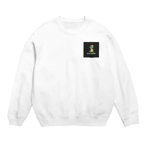 ちっちゃいワニ Crew Neck Sweatshirt