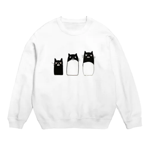 ねこぶらざーず Crew Neck Sweatshirt