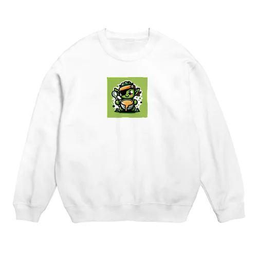 プリンゴブリンくん Crew Neck Sweatshirt