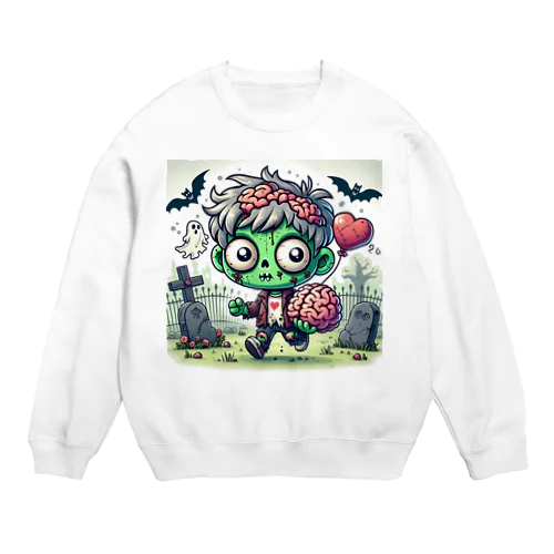 可愛いゾンビ② Crew Neck Sweatshirt