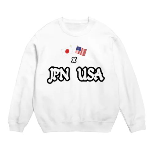 JPN✘USA Crew Neck Sweatshirt