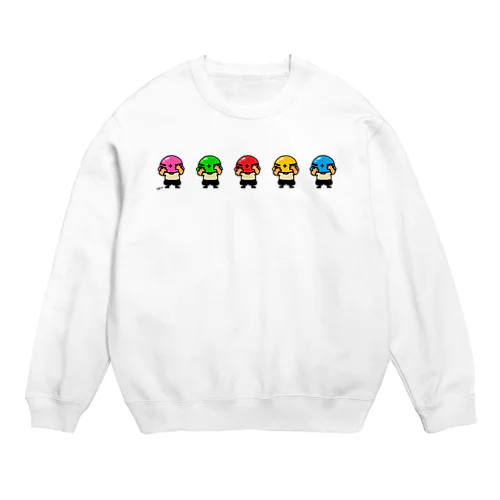 へるめっとおじさん Crew Neck Sweatshirt