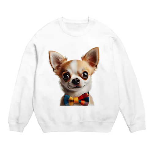 ちわわん Crew Neck Sweatshirt