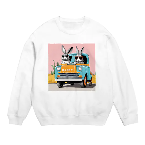 ファンキーラビット Crew Neck Sweatshirt