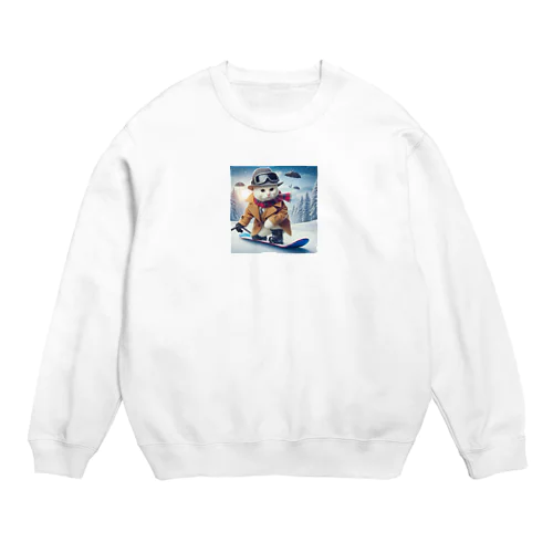 白猫探偵の冬休み Crew Neck Sweatshirt