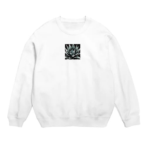 プランツパラダイスブラックアガベ Crew Neck Sweatshirt