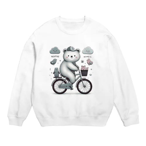 くまさん初めてのおつかい Crew Neck Sweatshirt