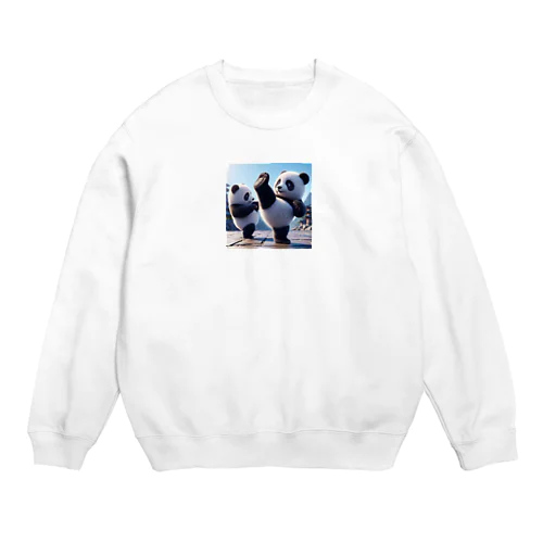 パンダキック Crew Neck Sweatshirt