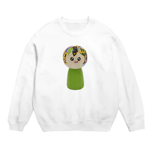 こけしガールズ　うぐいすちゃん Crew Neck Sweatshirt