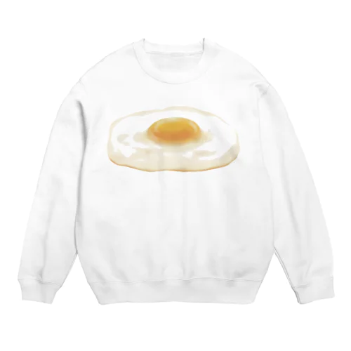 目玉焼き Crew Neck Sweatshirt