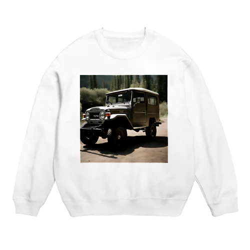 トヨタ・ランドクルーザー Crew Neck Sweatshirt