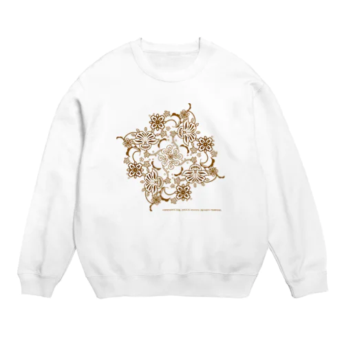 ゴールドフラワー Crew Neck Sweatshirt