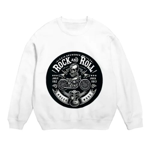 バイクアンドギター Crew Neck Sweatshirt