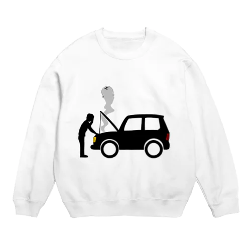 煙deぽんぢ君 Crew Neck Sweatshirt