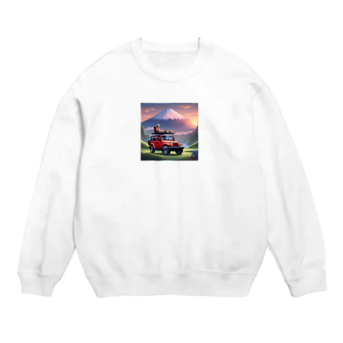 イケオジ週末の野遊び Crew Neck Sweatshirt