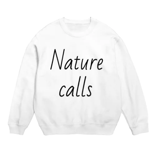 Natur calls Crew Neck Sweatshirt