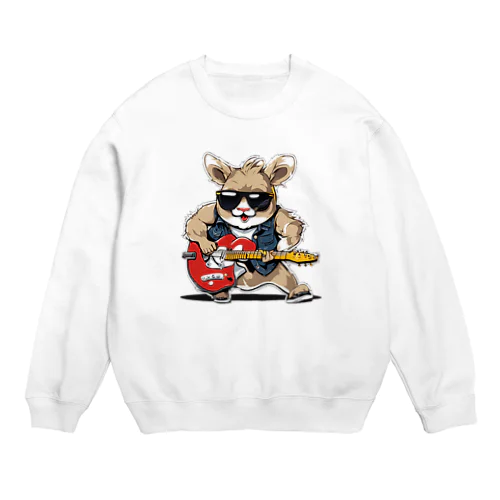 ロックに生きるアニマル Crew Neck Sweatshirt