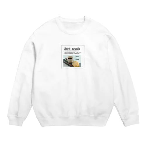 Light　snack Crew Neck Sweatshirt