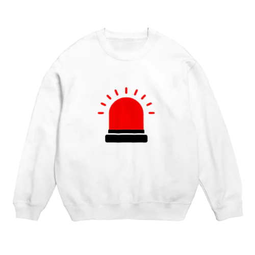 赤色灯 Crew Neck Sweatshirt