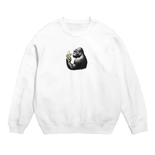 スマイルゴリラ Crew Neck Sweatshirt