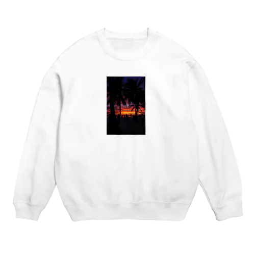 フィリピンボラカイ島 Crew Neck Sweatshirt