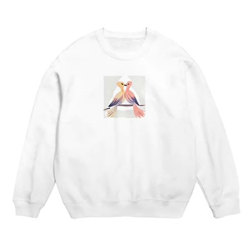 おしどり夫婦 Crew Neck Sweatshirt