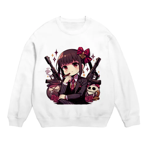 マフィア系少女 Crew Neck Sweatshirt