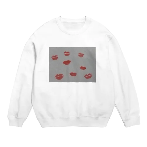 💋キスマーク？ Crew Neck Sweatshirt