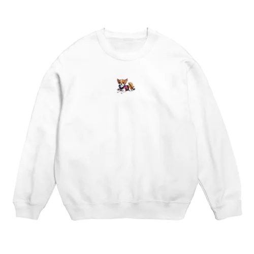 キュートチワワ Crew Neck Sweatshirt