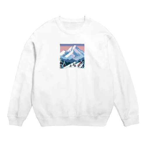 winter sports Crew Neck Sweatshirt