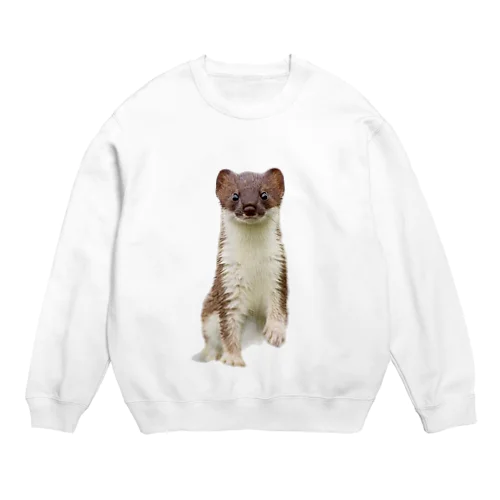 オコジョくん Crew Neck Sweatshirt