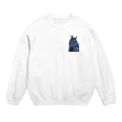 菊花賞馬　ドウレッツア Crew Neck Sweatshirt