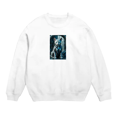 メカネコくん Crew Neck Sweatshirt