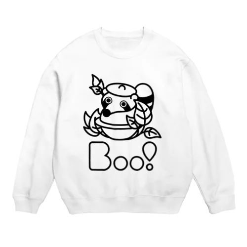 Boo!(ぶんぶくちゃがま) Crew Neck Sweatshirt