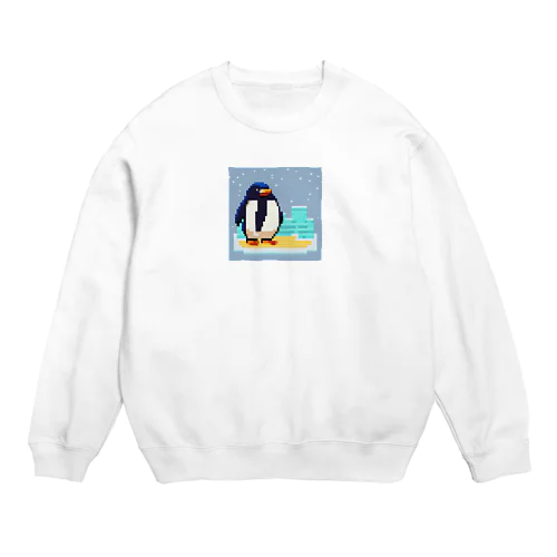 ドット絵のペンギン Crew Neck Sweatshirt