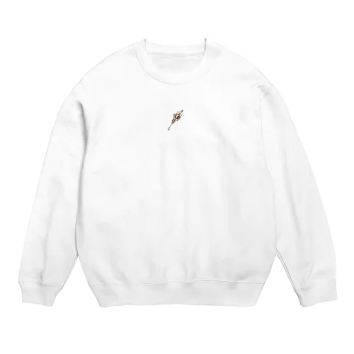 pearl clip, unique, new design, special Crew Neck Sweatshirt