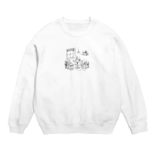 午前10時 Crew Neck Sweatshirt