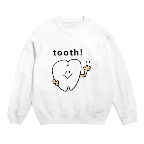 thooth！くん Crew Neck Sweatshirt