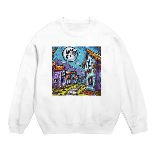 ゾンビくんの町 Crew Neck Sweatshirt