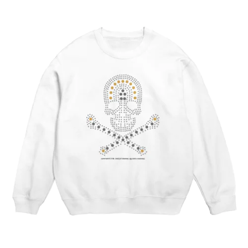 スワロ風スカル Crew Neck Sweatshirt