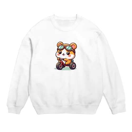 ハムスターがんばりすぎ！ Crew Neck Sweatshirt